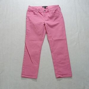LRL Ralph Lauren jeans pink cropped Waist 29 Inseam 25